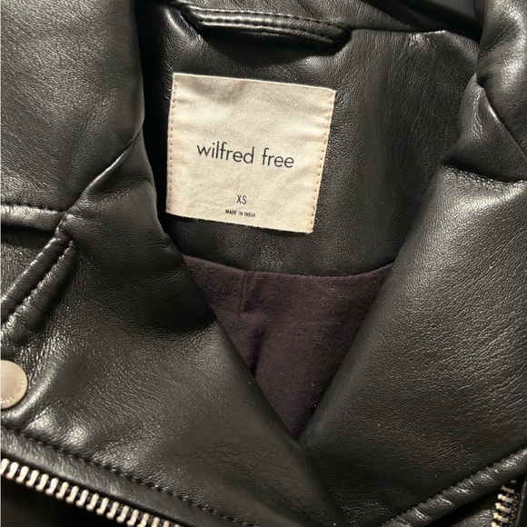 Brand new Aritzia leather biker jacket - Picture 2 of 4